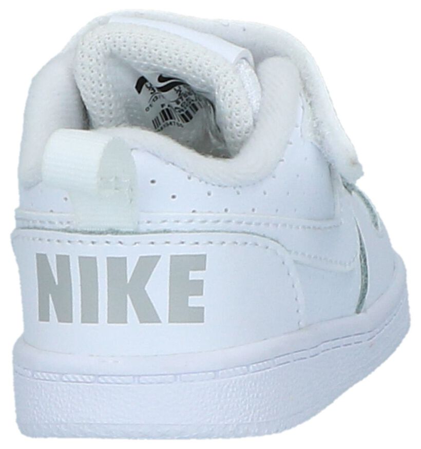 Witte Sneakers Nike Court Borough in leer (234345)