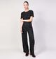 JDY Dorit Zwarte Broek Bouclé voor dames (362446)