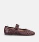 Laurent David Chaussures plates en Bordeaux pour femmes (378661)