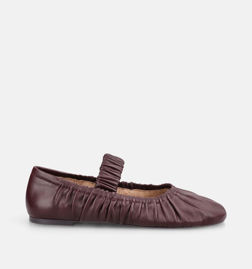Laurent David Chaussures plates en Bordeaux pour femmes (378661)