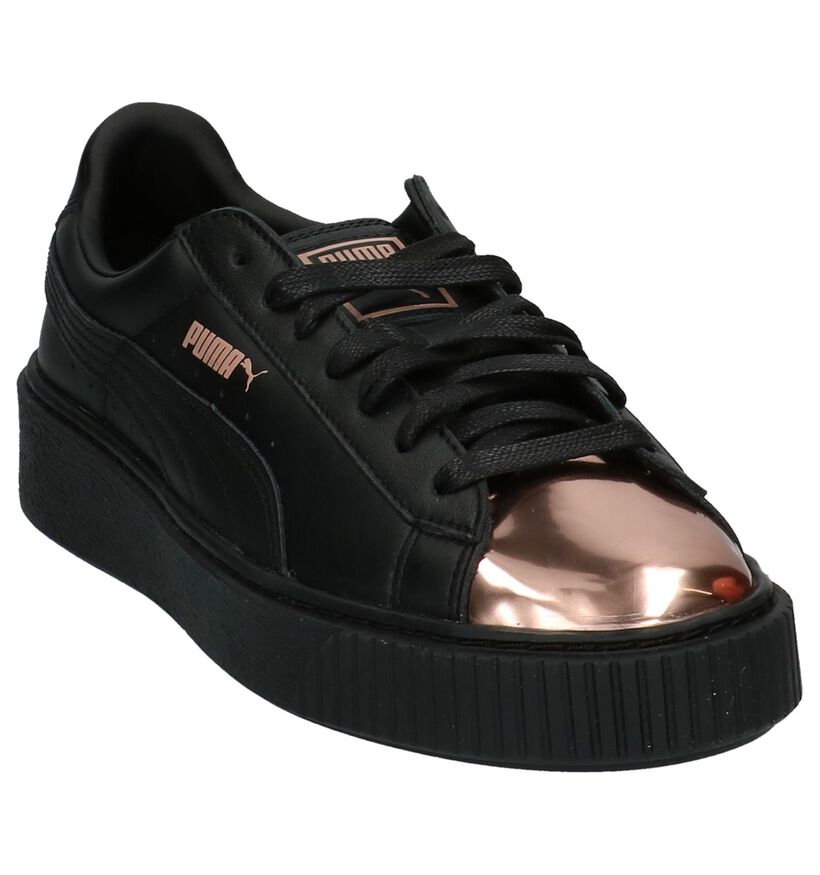 Puma Baskets basses en Noir en cuir (207272)