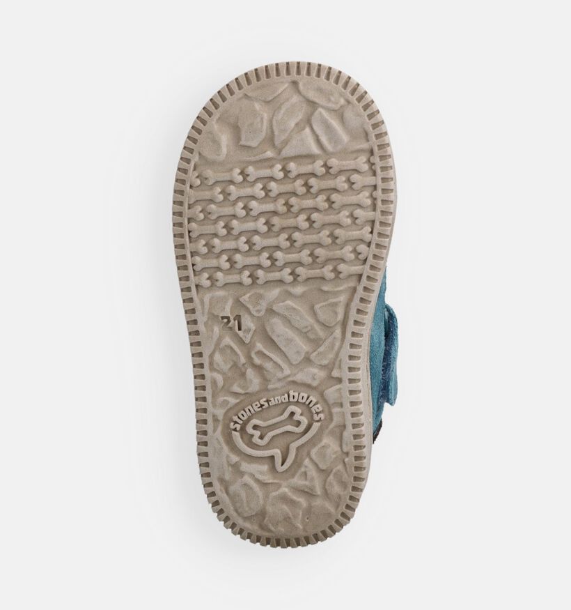 STONES and BONES Nepo Blauwe Babyschoenen voor jongens (369611) - geschikt voor steunzolen