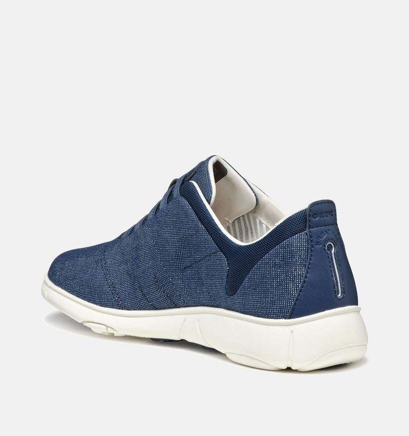 Geox Nebula 2.0 Baskets en Bleu pour femmes (353785) - pour semelles orthopédiques