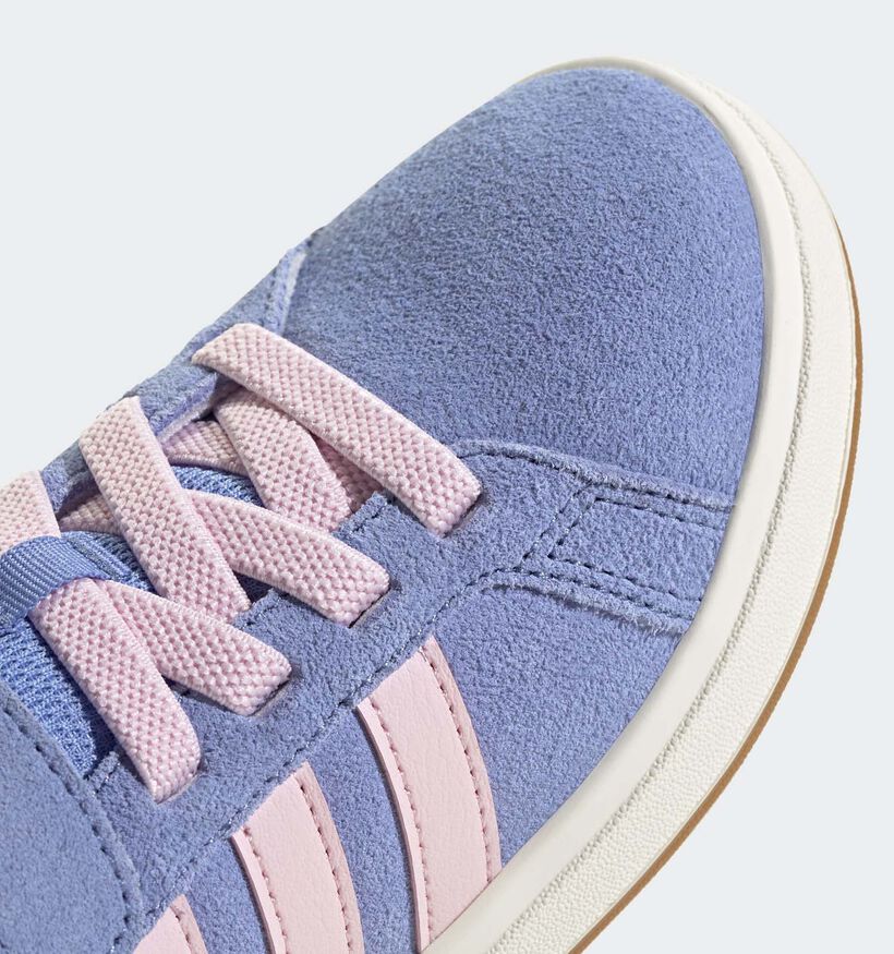 adidas Grand Court 00s Blauwe/Roze Sneakers adidas Grand Court 00s Blauwe/Roze Sneakers voor meisjes (365401) - geschikt voor steunzolen