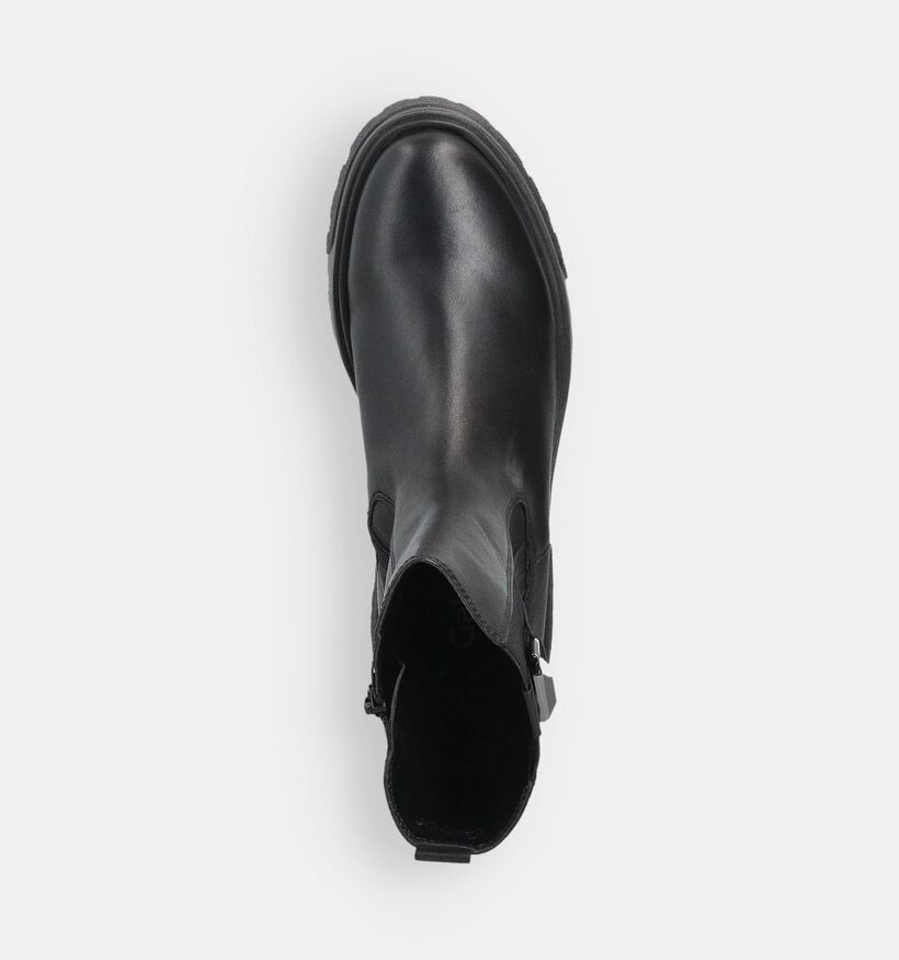 Gabor Zwarte Hoge Chelsea Boots voor dames (363100) - geschikt voor steunzolen