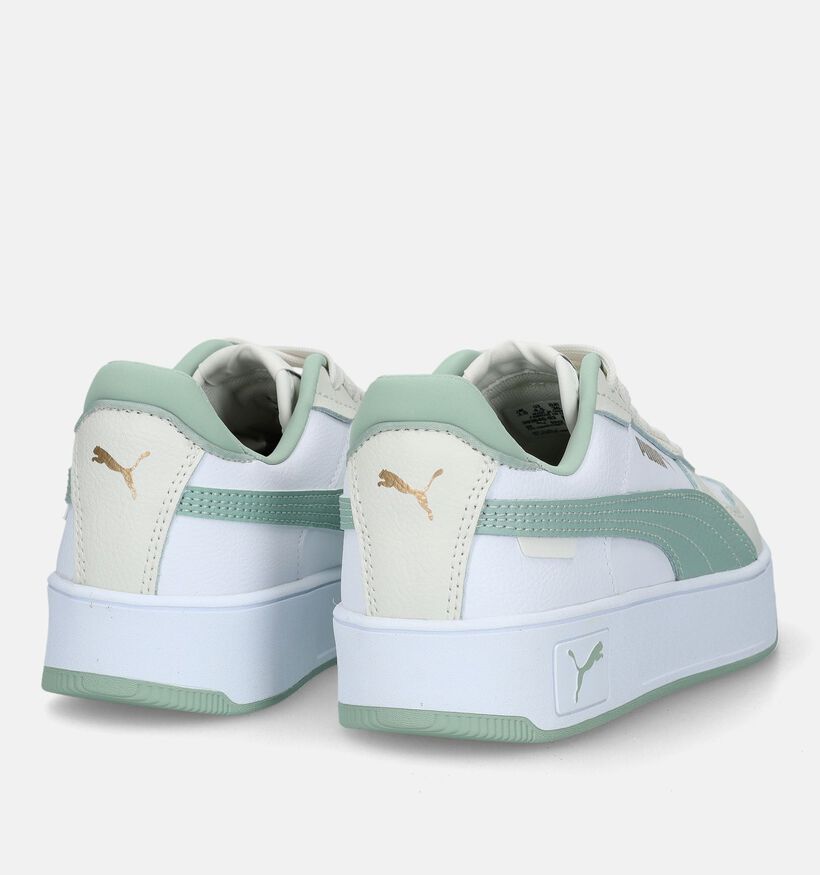 Puma Carina Street Witte Sneakers voor meisjes (350392) - geschikt voor steunzolen