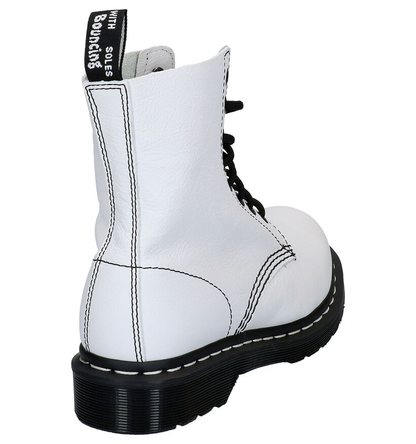 Dr. Martens 1460 Pascal Bottines en Blanc en cuir (265530)