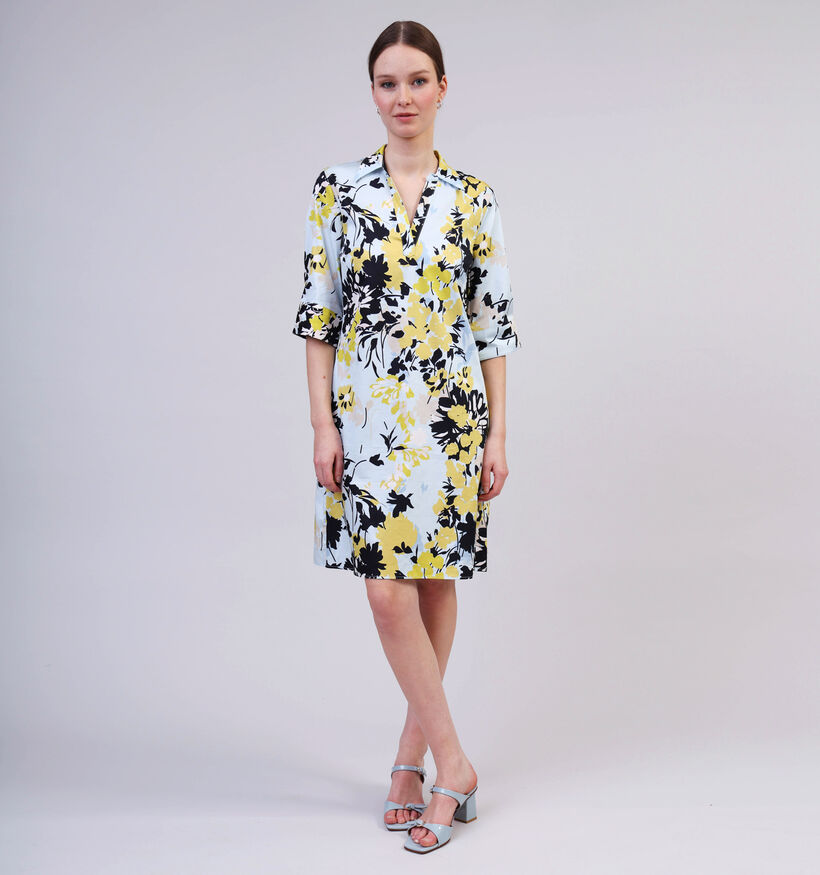 comma Blauwe Jurk voor dames (356974)