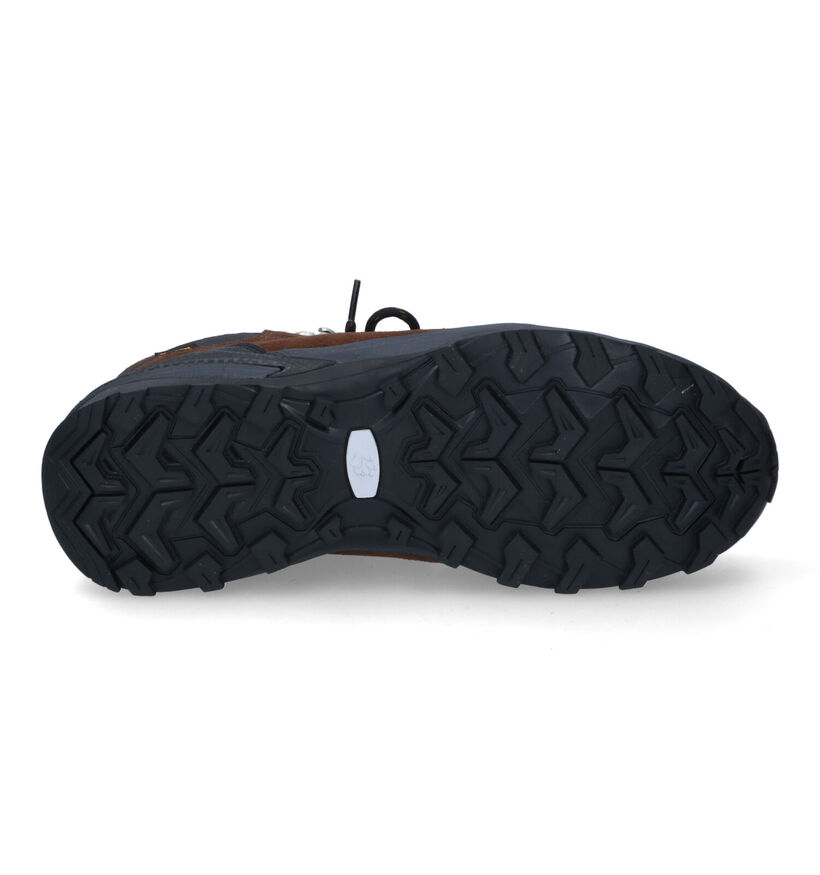 Jack Wolfskin Refugio Texapore Grijze Wandelschoenen in daim (294241)