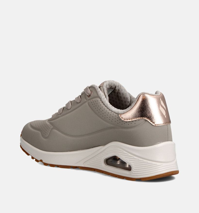 Skechers Uno Golden Air Taupe Sportieve Sneakers voor dames (360901) - geschikt voor steunzolen