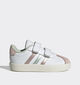 adidas VL Court 3 Witte Sneakers voor meisjes (357556) - geschikt voor steunzolen