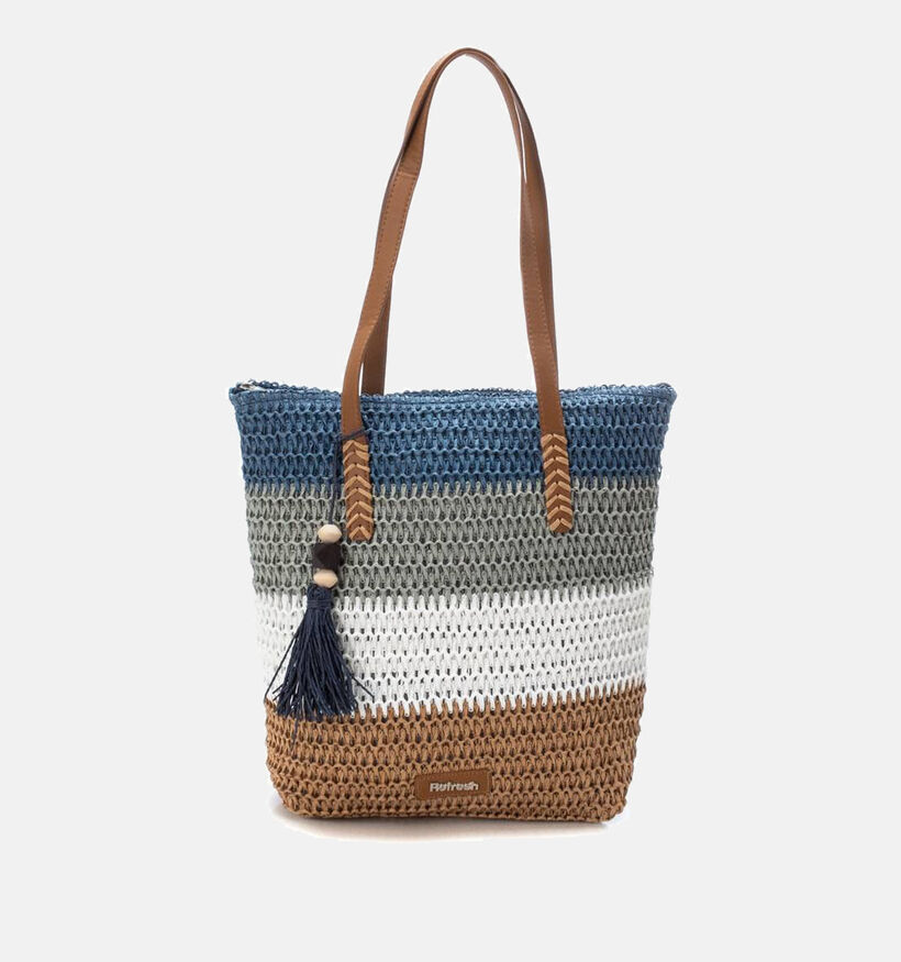 Refresh Cabas zippé  en Bleu pour femmes (358637)