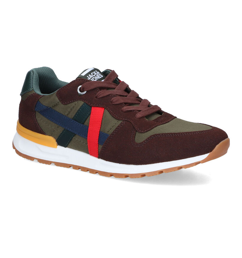 Jack & Jones Stanza Combo Bruine Sneakers voor heren (314963)