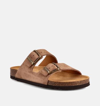 Scholl Slippers Bruin/Grijs