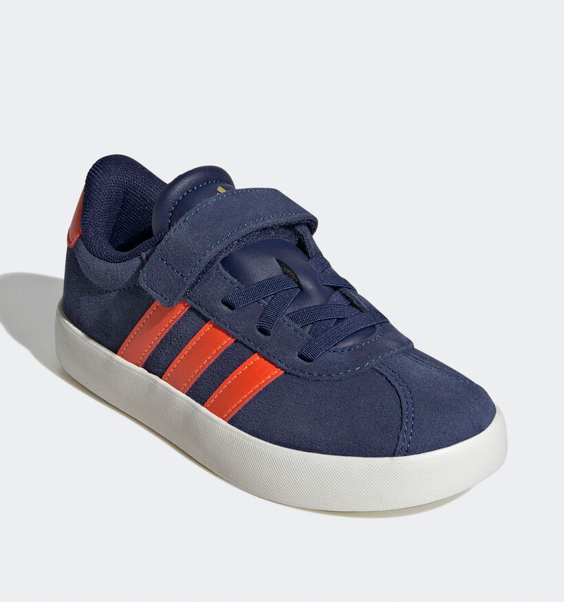 adidas VL COURT 3.0 Donkerblauwe Sneakers voor meisjes, jongens (366067) - geschikt voor steunzolen