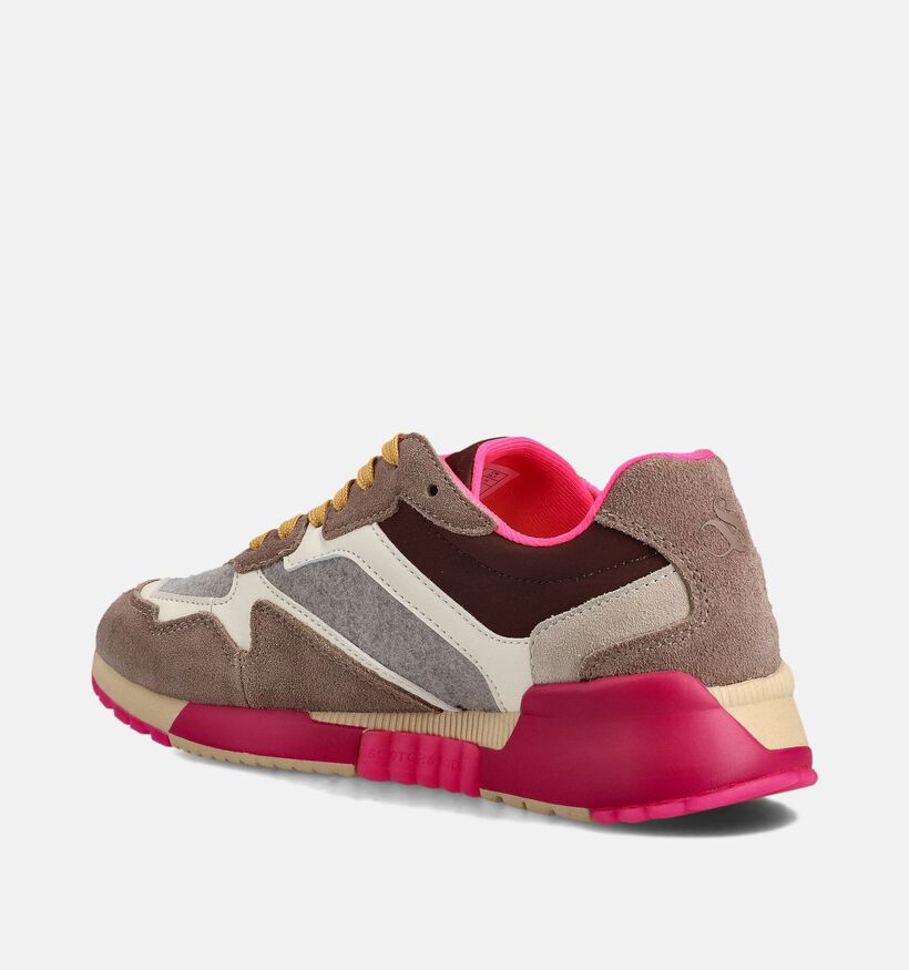 Scotch & Soda Vivi Baskets en Taupe pour femmes (362056) - pour semelles orthopédiques