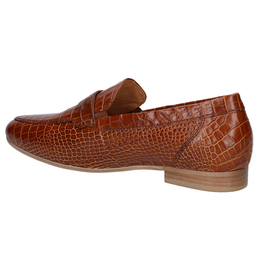 Gabor OptiFit Loafers en Cognac en cuir (282294)