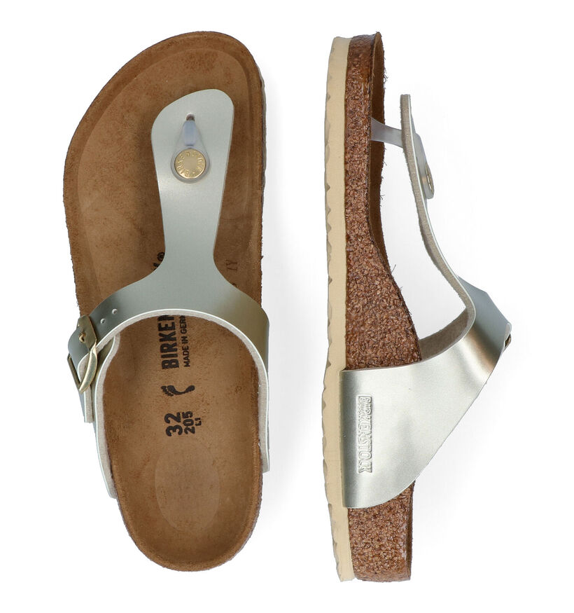 Birkenstock Gizeh BS Tongs en Blanc pour filles (338081)