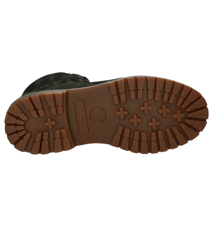 Kaki Boots met Veter Timberland 6 Inch Premium WP in nubuck (222510)
