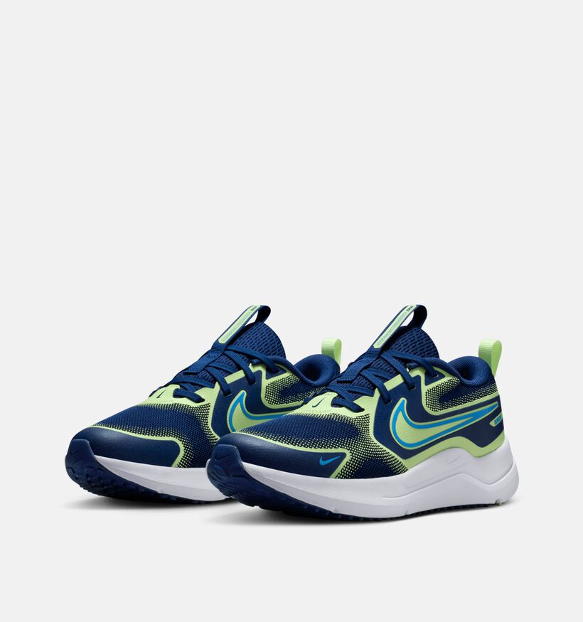 Nike Cosmic Runner Blauwe/Gele Sportschoenen voor jongens, meisjes (359886)