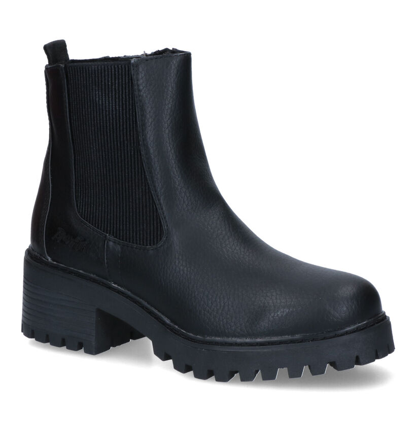 Blowfish Malibu Leven Chelsea Bottines en Noir en simili cuir (314144)