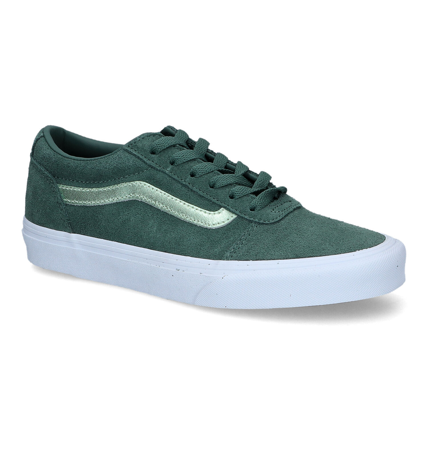 Vans Ward Metallic Groene Sneakers Dames Sneakers Online op TORFS.BE
