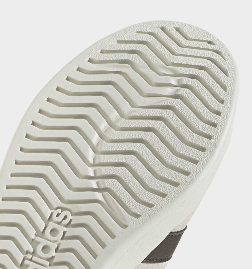 adidas Streettalk Off-White/Donkerbruine Lage Sneakers voor heren (380273)