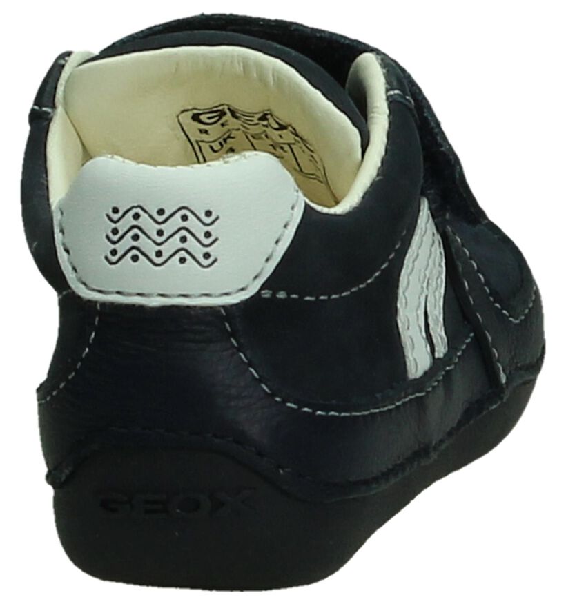 Donkerblauwe Geox Babyschoenen in leer (190631)