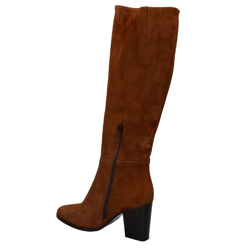 Via Limone Bottes hautes en Cognac pour femmes (291712)