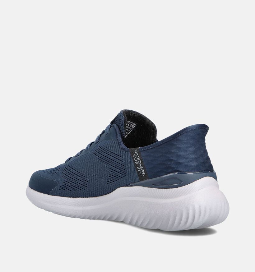 Skechers Slip-Ins Bounder Donkerblauwe Sneakers voor heren (359741)