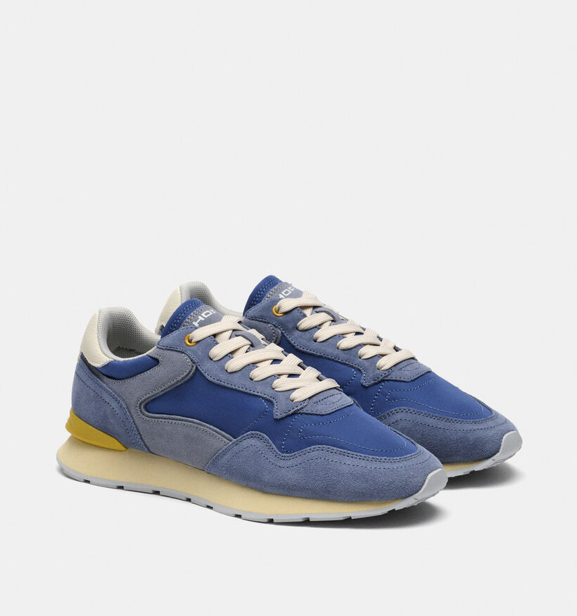 HOFF City Retro Blauwe Veterschoenen voor dames (367346) - geschikt voor steunzolen