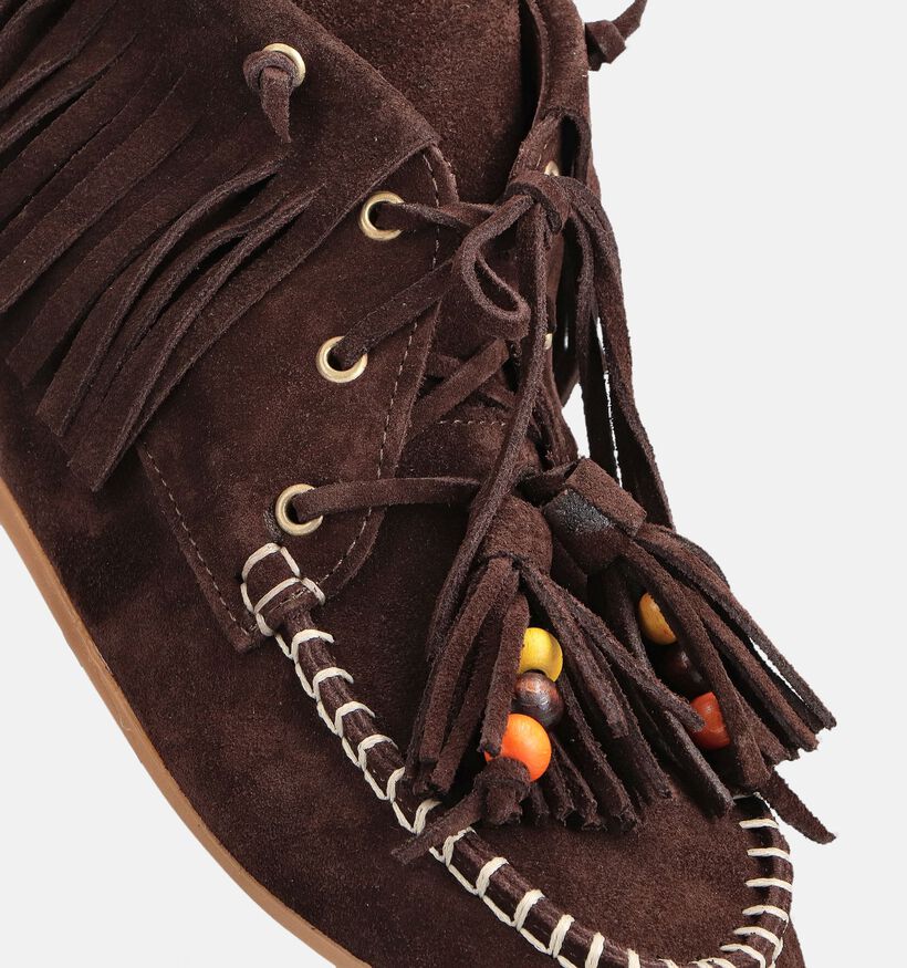 Tango Jeanne 7 Donkerbruine Chukka Boots voor dames (375020)