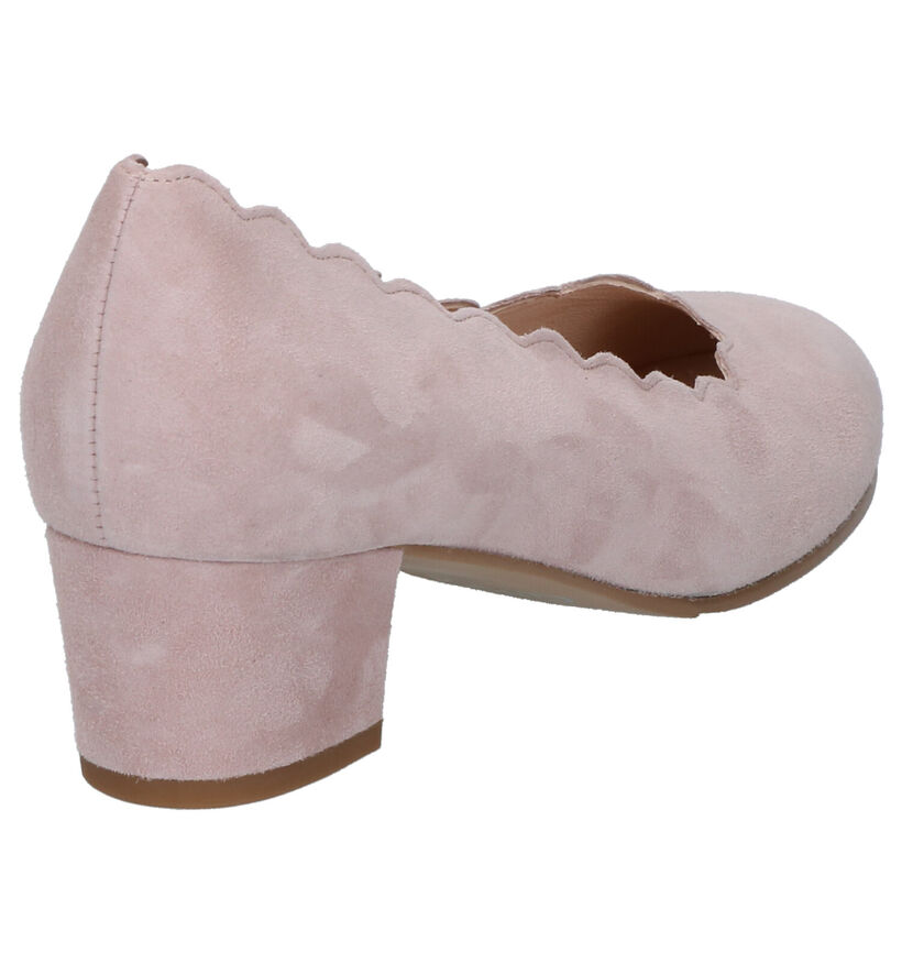 Gabor Escarpins en Rose en daim (271659)