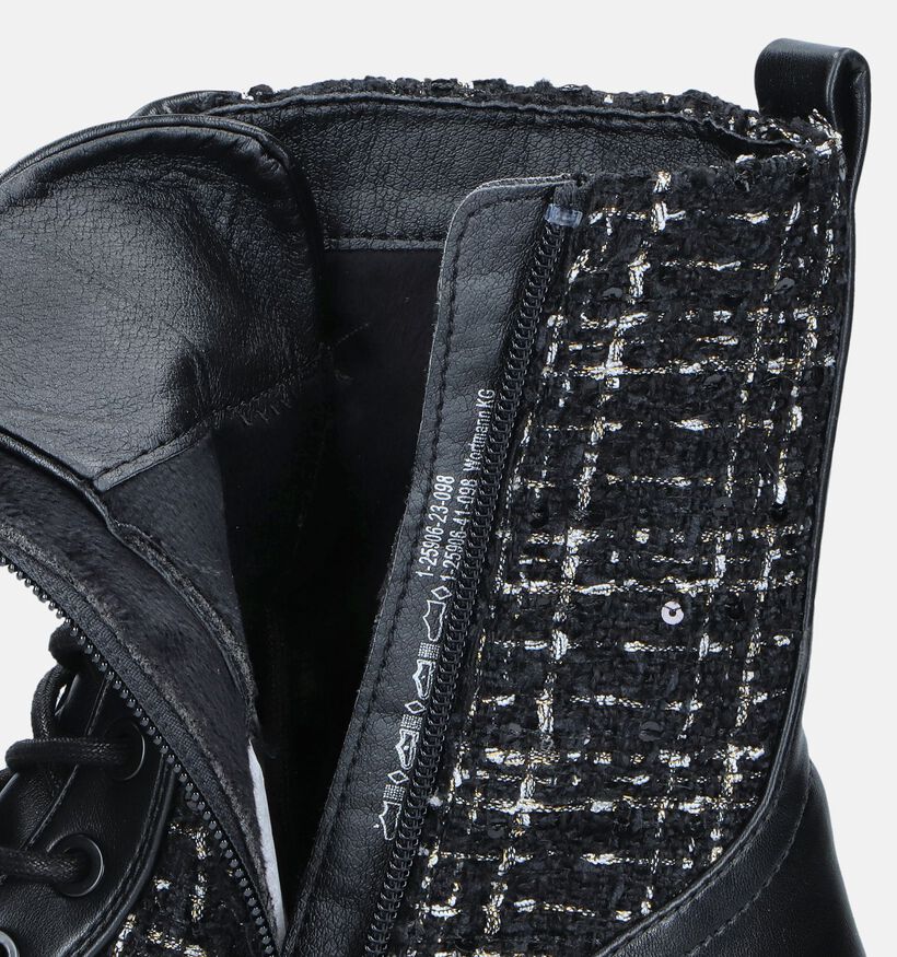 Tamaris Boots à lacets en Noir pour femmes (346618)