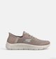Skechers Go Walk Flex Grand Entry Baskets en Taupe pour femmes (367459) - pour semelles orthop&eacute;diques