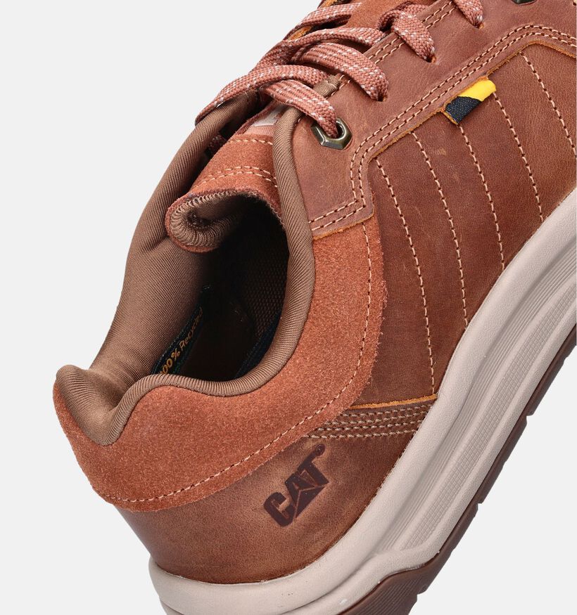 Caterpillar Apa Cush Bruine Veterschoenen voor heren (346387) - geschikt voor steunzolen