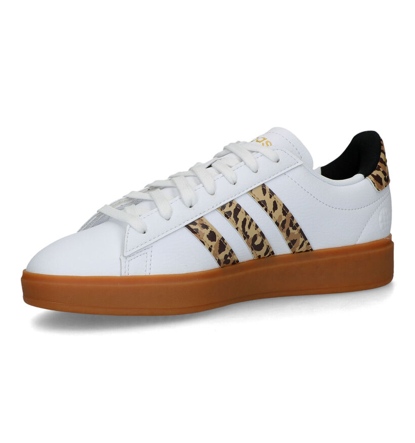 adidas Grand Court 2.0 Baskets sportives en Blanc pour femmes (356989) - pour semelles orthopédiques