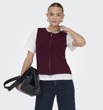 JDY Vestes Bordeaux