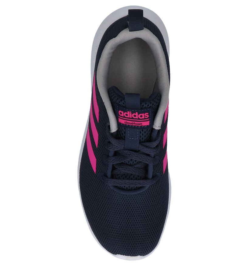 adidas Lite Racer CLN K Baskets en Bleu en textile (221815)