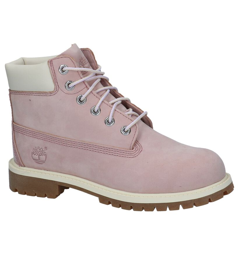 Roze Boots met Veter Timberland 6 Inch Premium WP, , pdp