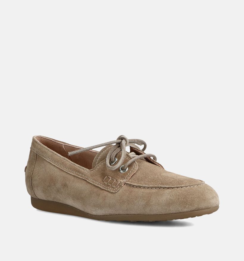 Paul Green Lichtbruine Bootschoenen voor dames (374110)