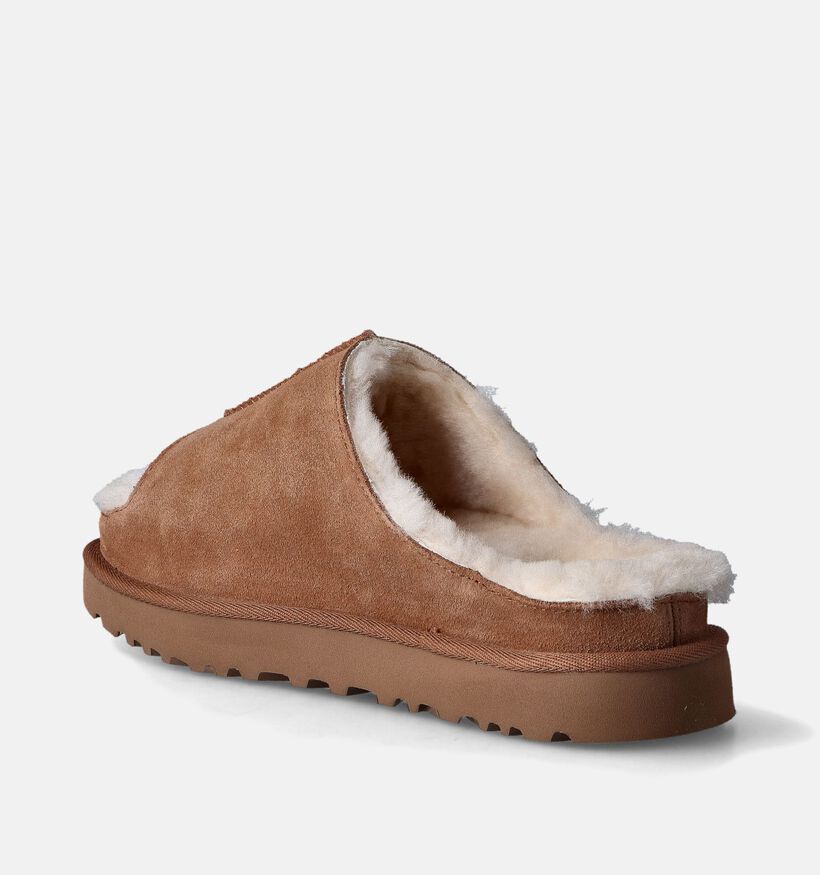 UGG Greenport Slide Pantoufles en Cognac en Laine pour femmes (352818)