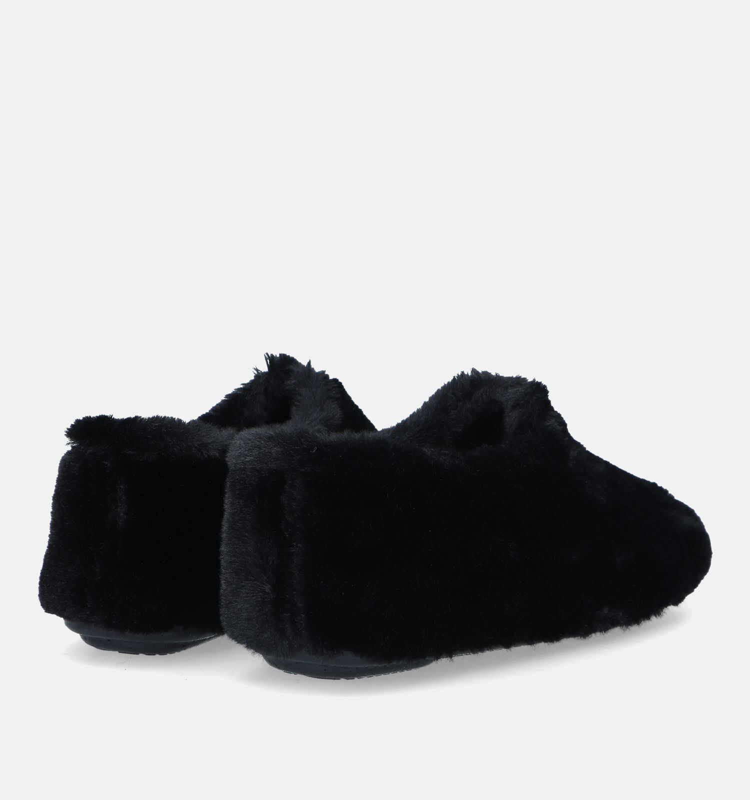 Zwarte shop pantoffels dames