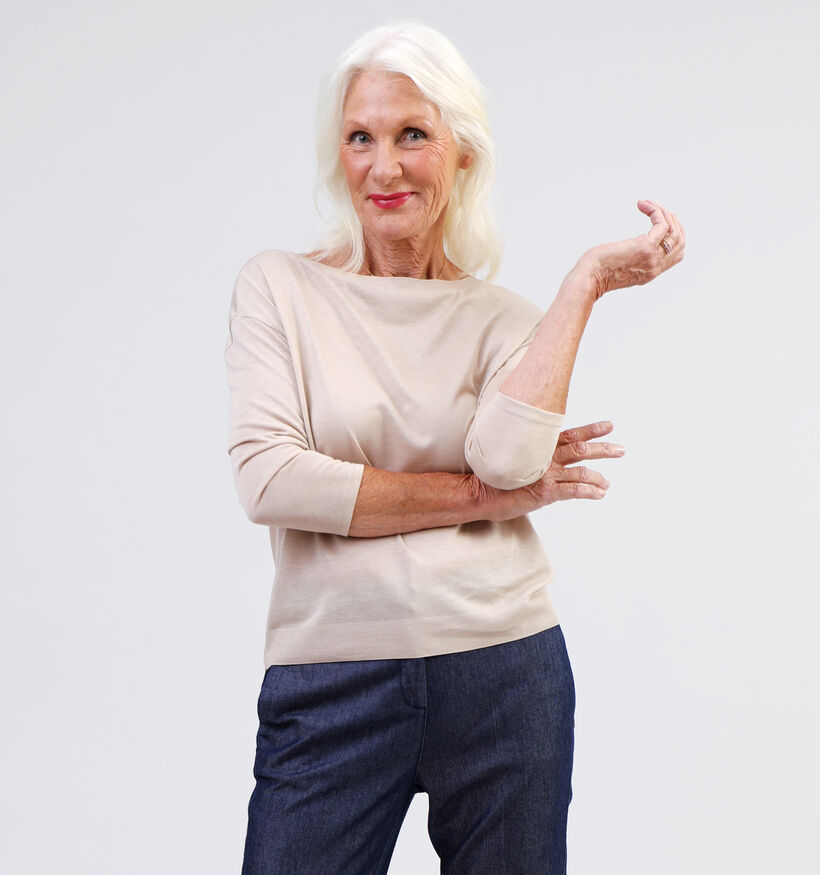 comma Beige Trui voor dames (334768)