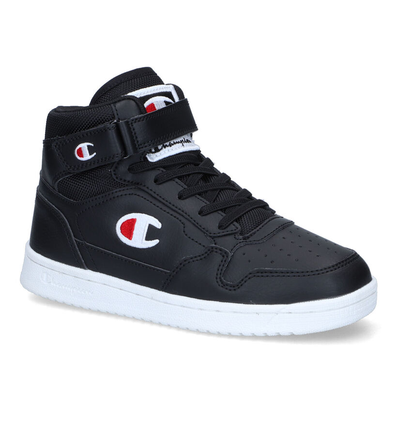 Champion New York Baskets en Noir pour garçons (314160) - pour semelles orthopédiques