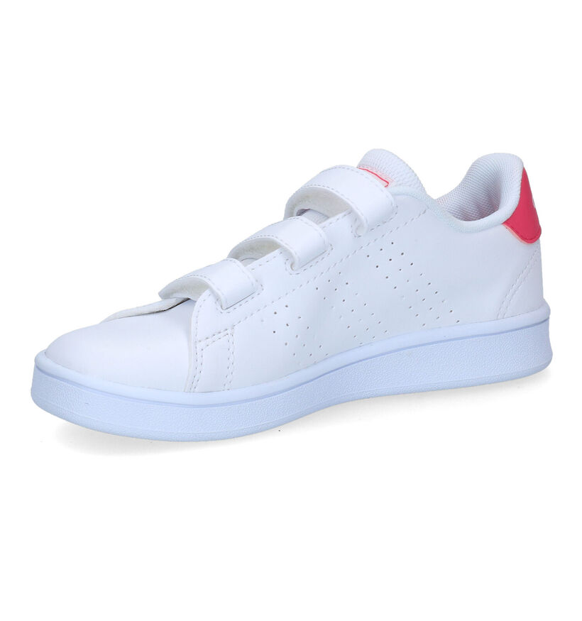 adidas Advantage C Baskets en Blanc pour filles (319539) - pour semelles orthopédiques