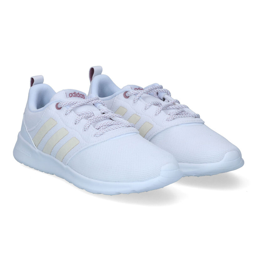 adidas QT Racer 2.0 Witte Sneakers voor dames (301990)