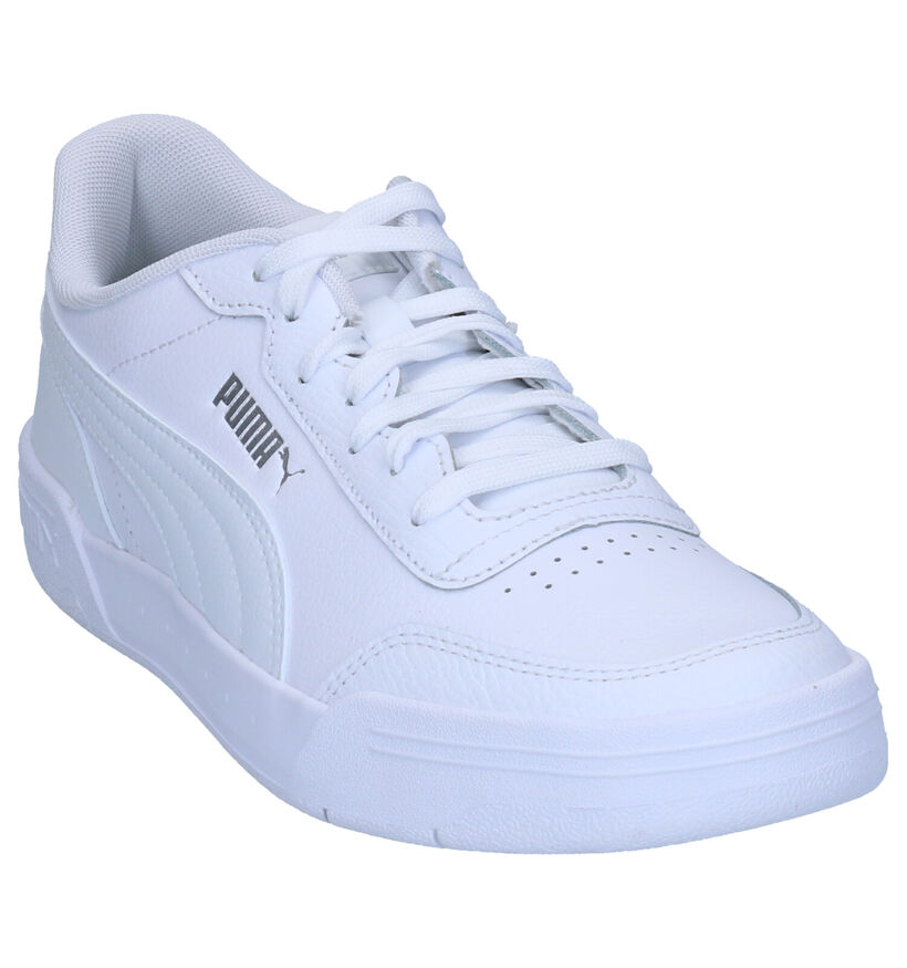 Puma Caracal Witte Sneakers in kunstleer (276735)