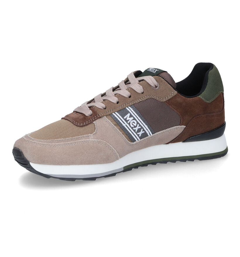 Mexx Hoover Taupe Sneakers voor heren (314032) - geschikt voor steunzolen