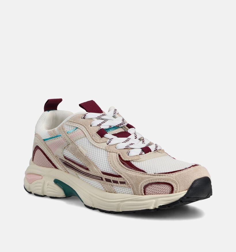 Posh by Poelman Baskets en Beige pour femmes (368752) - pour semelles orthop&eacute;diques